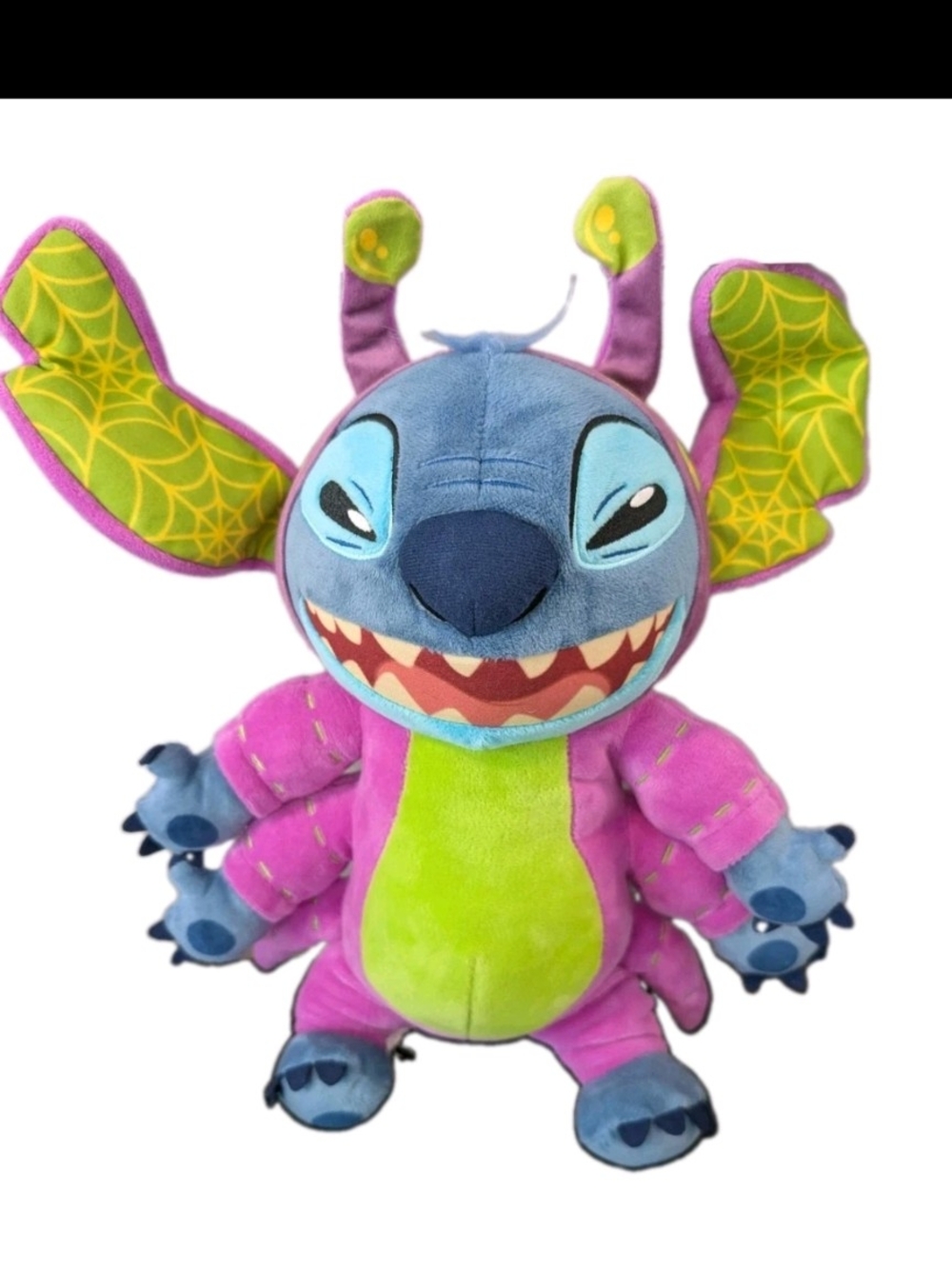 Disney Parks 2024 Happy Halloween Lilo & Stitch Alien Spider Costume Plush Toy